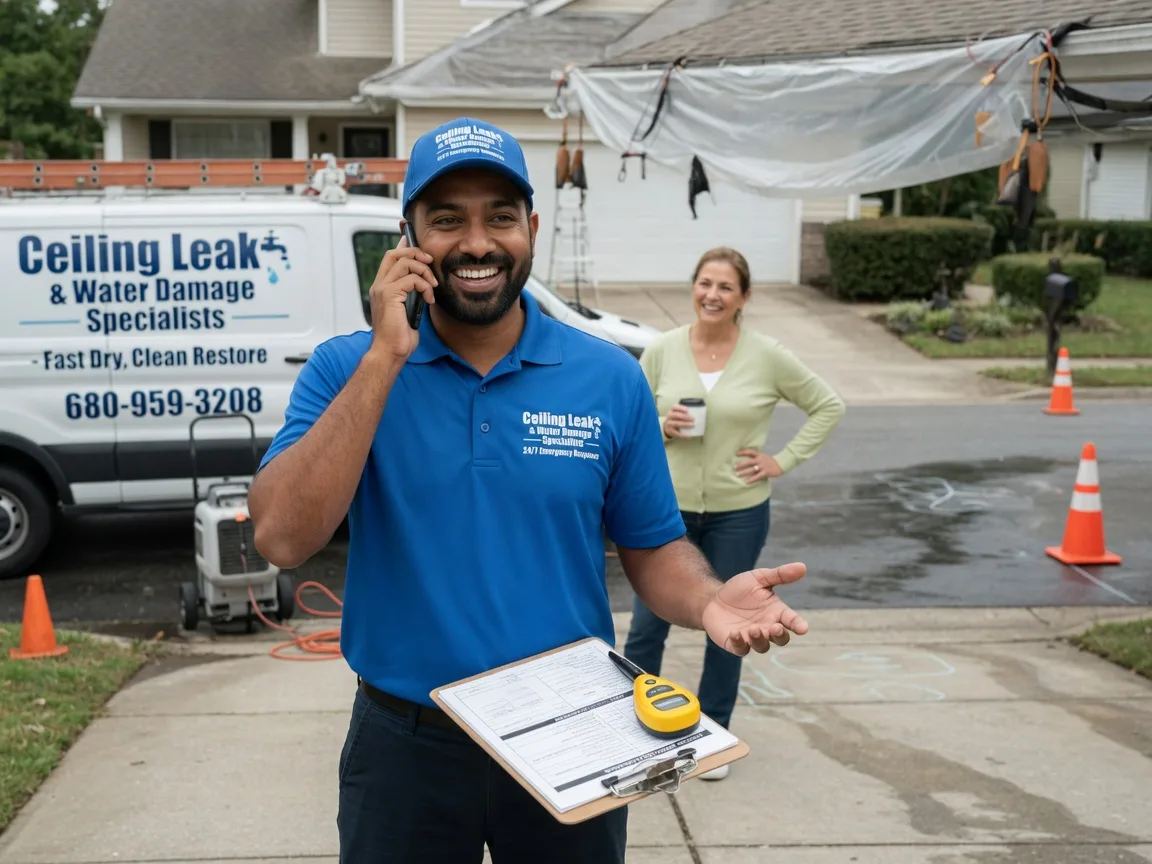 Ceiling Leak Cleanup Mount Sterling, WI FAQs